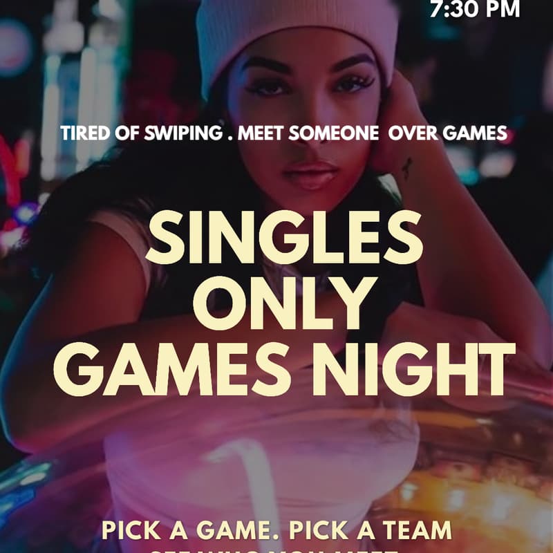 Cover Image for SINGLES ONLY ARCADE GAMES NIGHT | HUSHH AT SOCIAL DISTRIKT | 23RD OCTOBER