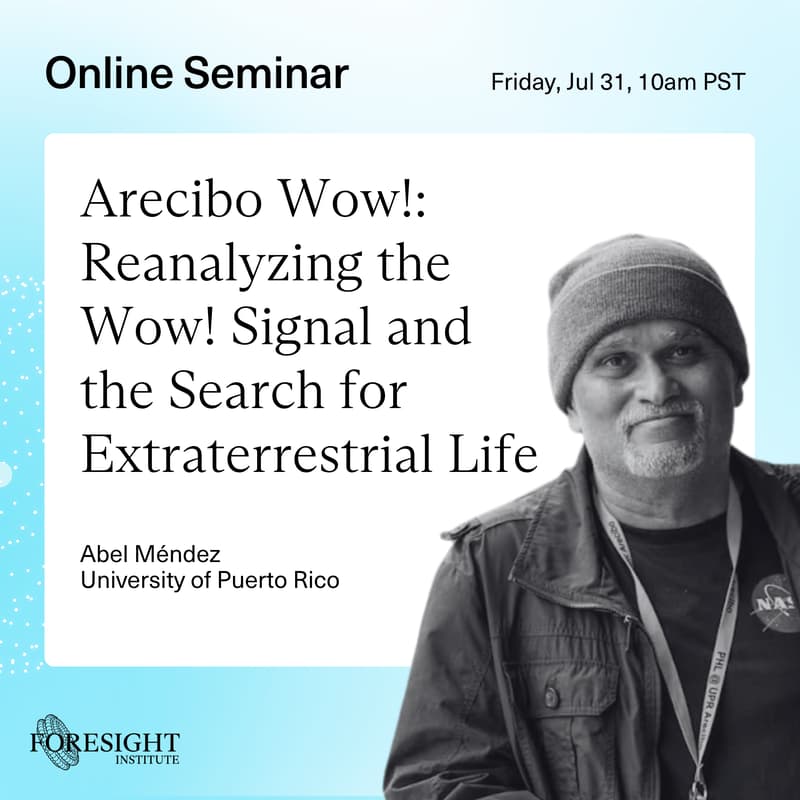 Cover Image for Prof. Abel Méndez | Arecibo Wow!: Reanalyzing the Wow! Signal and the Search for Extraterrestrial Life