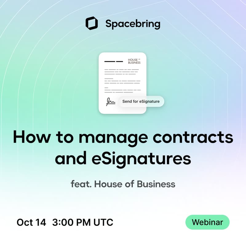 Cover Image for How to manage contracts and eSignatures (feat. House of Business)