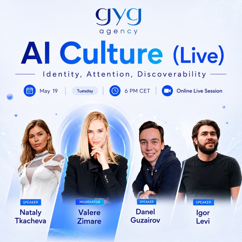 Cover Image for AI Culture (Live) - Identity, Attention, Discoverability.