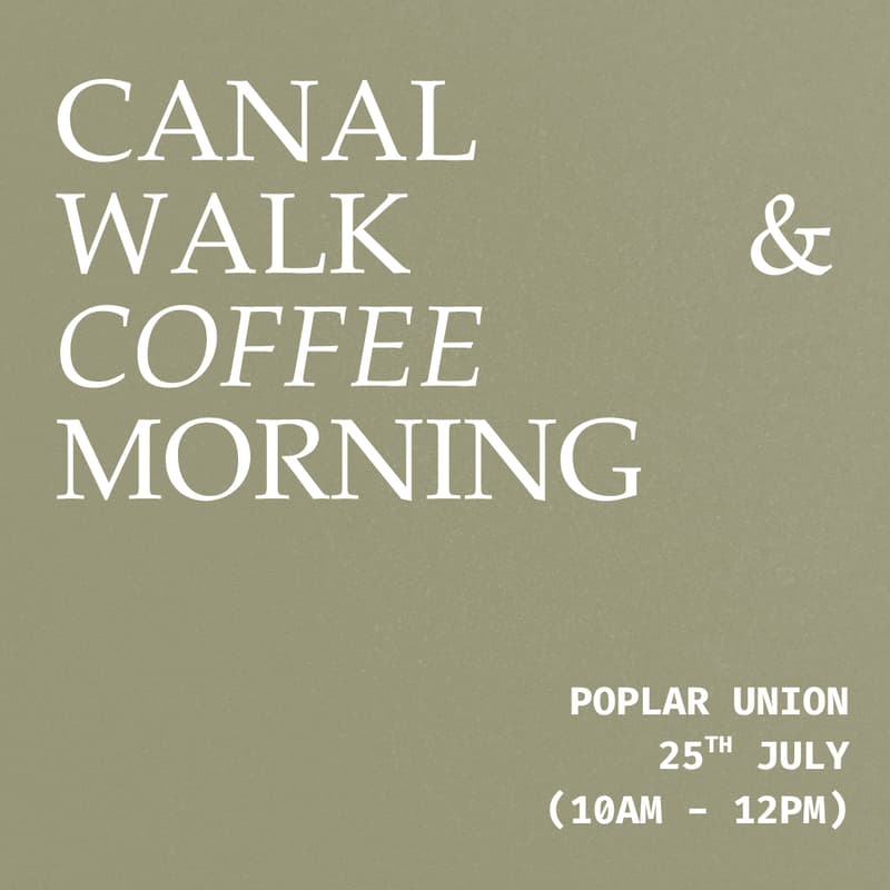 Cover Image for Canal Walk & Coffee Morning