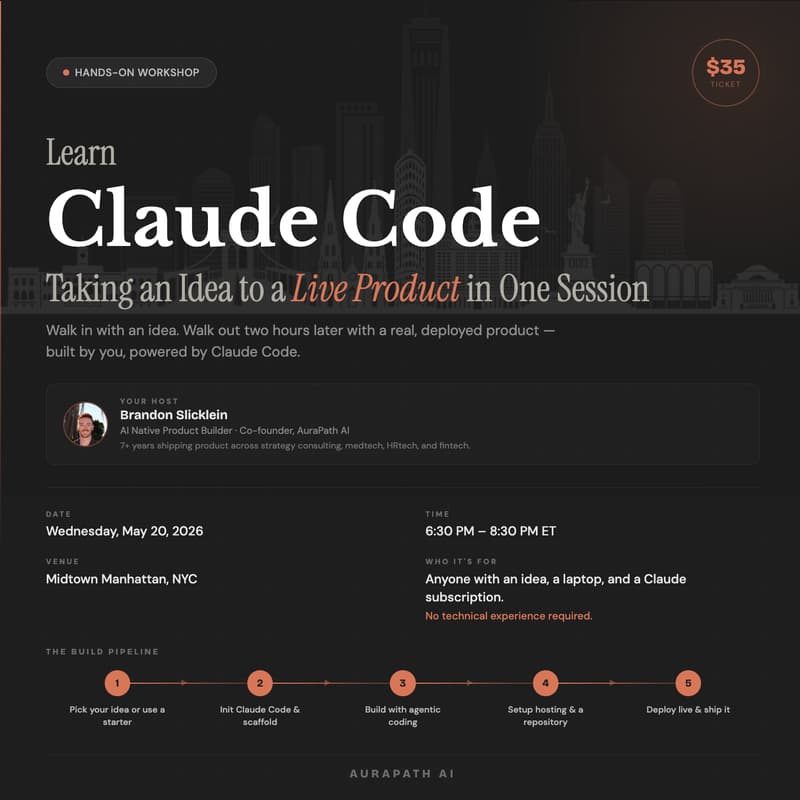 Cover Image for Learn Claude Code: Taking an Idea to a Live Product in One Session