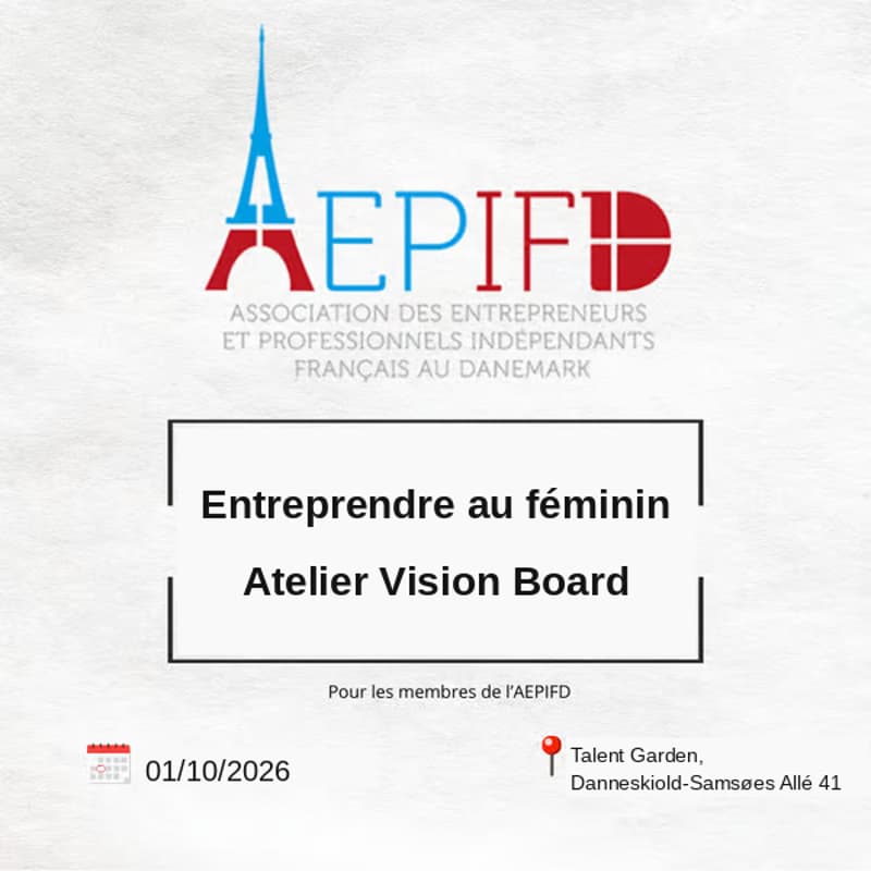 Cover Image for Entreprendre au féminin | Atelier Vision Board : projetez votre année 2026-2027 autrement !