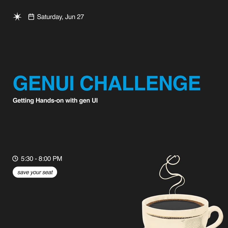 Cover Image for GenUI Challenge