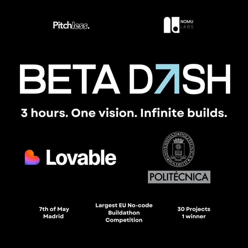 Cover Image for BETA DASH × Lovable × UPM