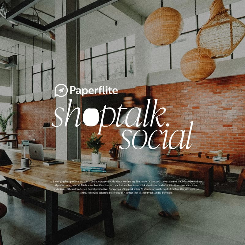 Cover Image for The ShopTalk Social - Design Edition