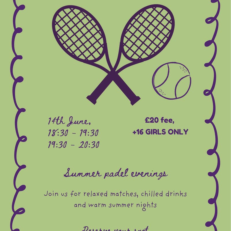Cover Image for Padel Evening for girls only
