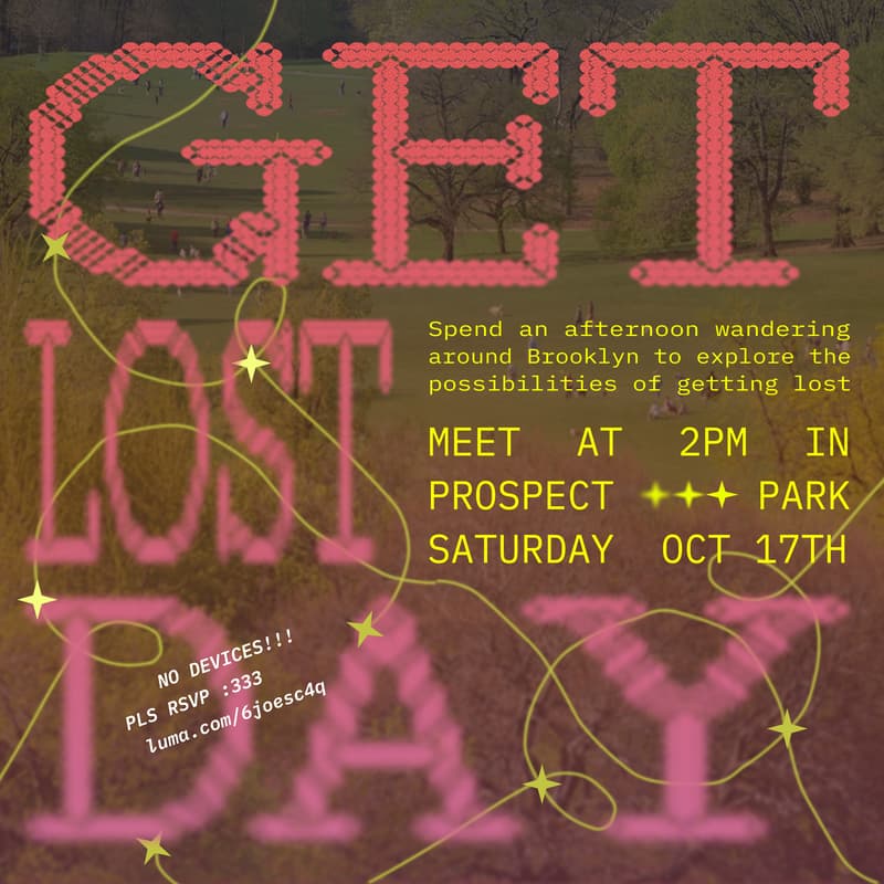 Cover Image for Get Lost Day ✨