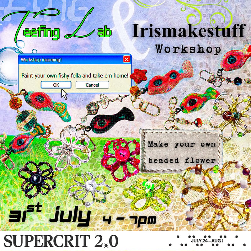 Cover Image for Teefing Workshop + Beaded Flower Workshop