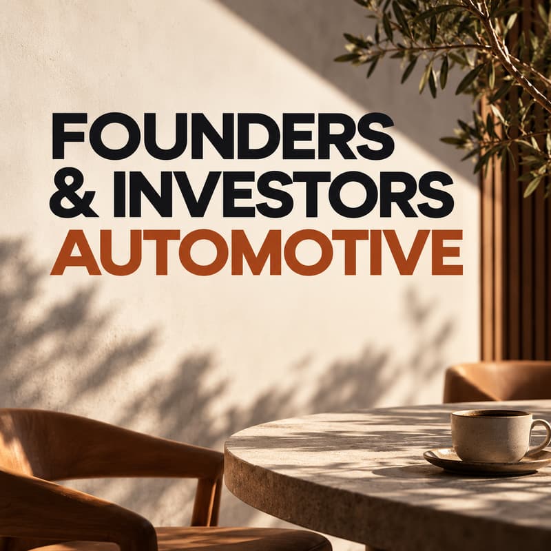 Cover Image for Breakfast - Founders in Automotive