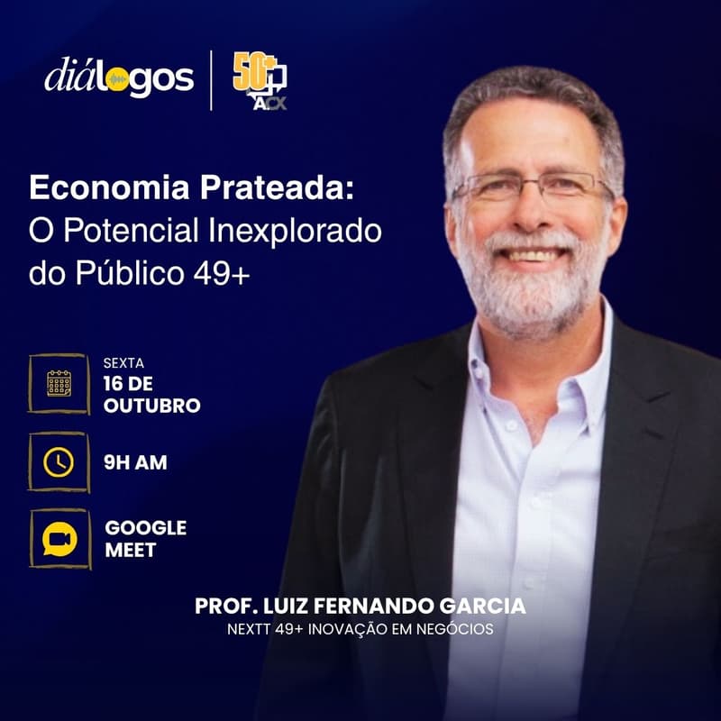 Cover Image for Diálogos | ACX 50+ - Economia Prateada: O Potencial Inexplorado do Público 49+
