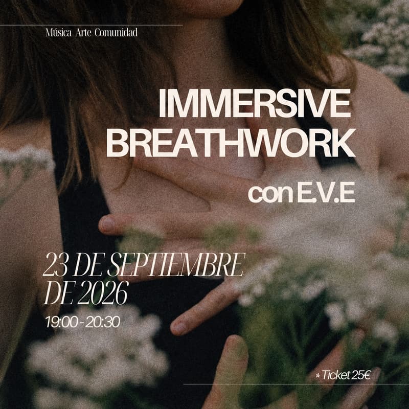 Cover Image for IMMERSIVE BREATHWORK with E.V.E & 🍹Esp/Eng