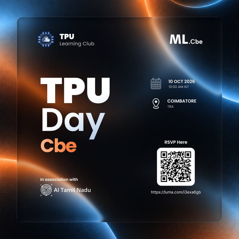 Cover Image for TPU Day Coimbatore - Attendee Registration