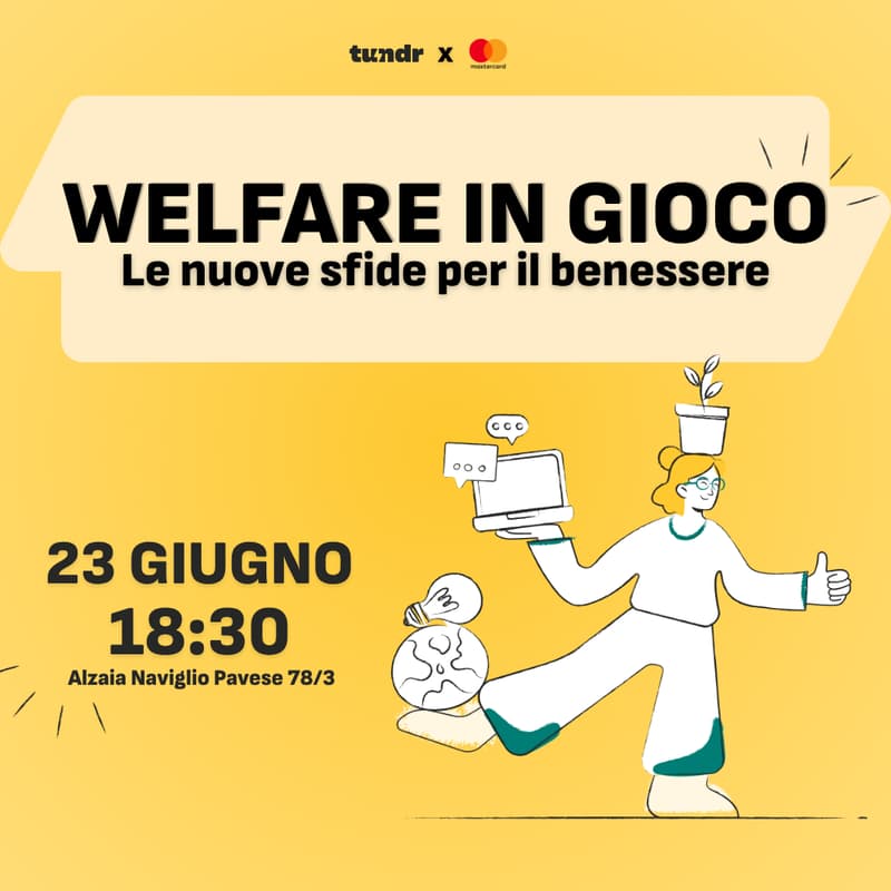 Cover Image for Welfare in gioco by Tundr & Mastercard