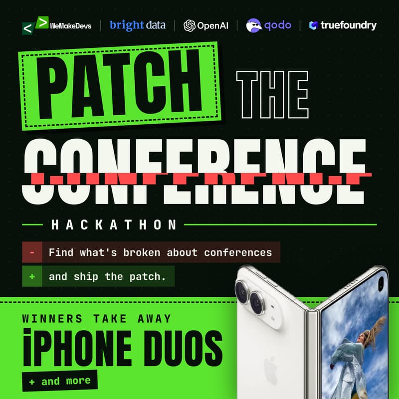 Cover Image for Patch the Conference Hackathon | Win an iPhone Duo