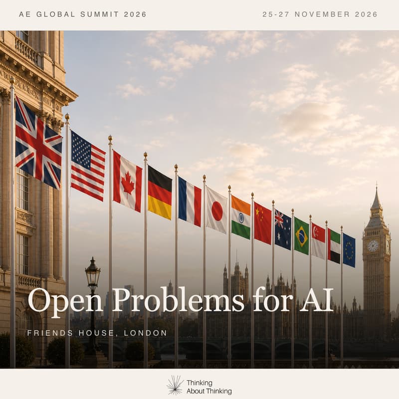 Cover Image for AE Global Summit 2026 Open Problems For AI | 25–27 November