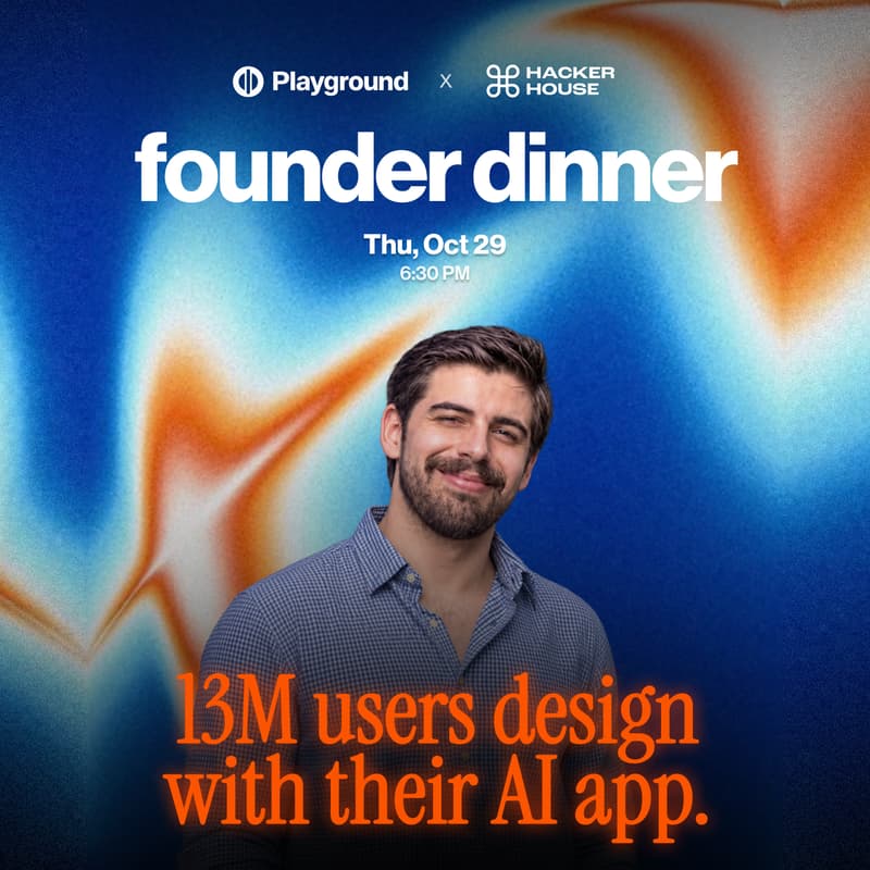 Cover Image for Founder Dinner - Playground.com