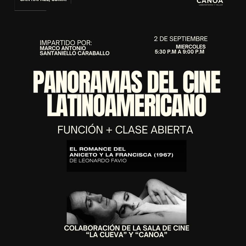 Cover Image for FUCIÓN+CLASE ABIERTA “EL ROMANCE DE ANICETO Y LA FRANCISCA” - LEONARDO FAVIO