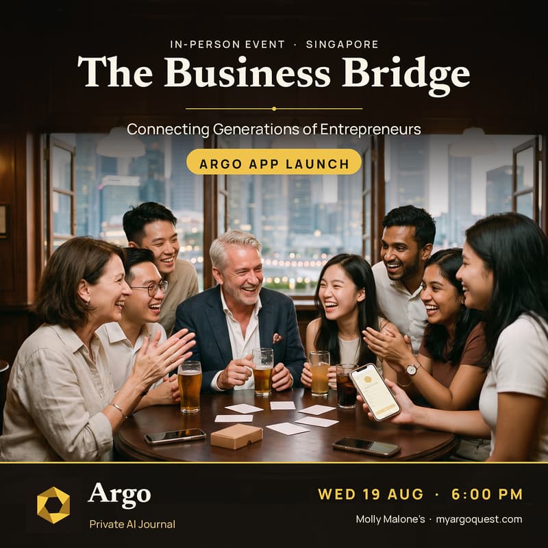 Cover Image for Bridging Generations of Entrepreneurs & Argo App Activation