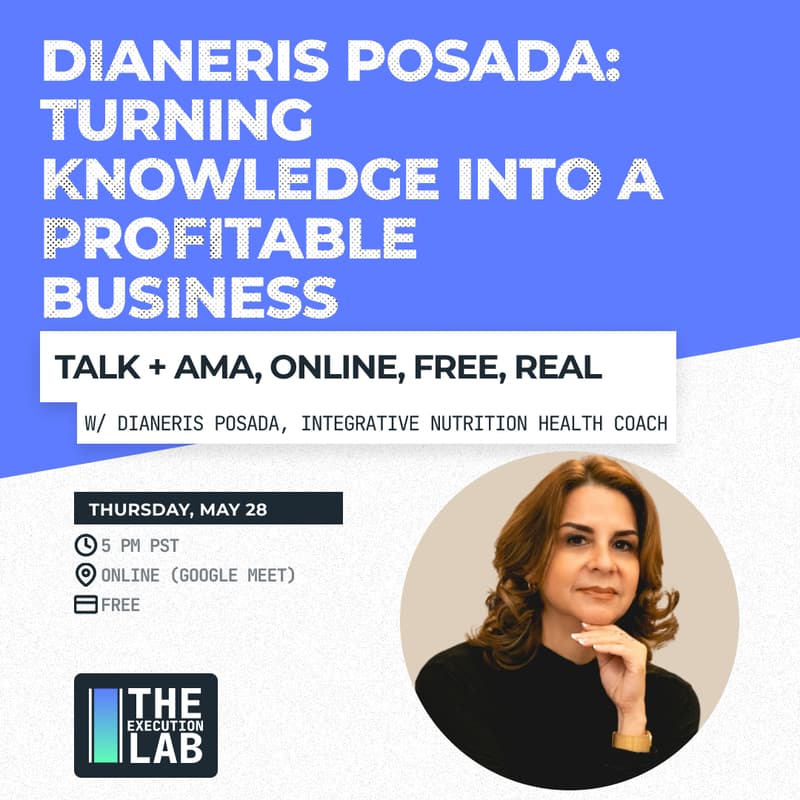 Cover Image for Turning Knowledge Into a Profitable Business (Talk + AMA)
