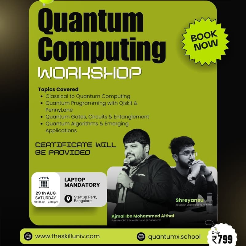 Cover Image for Quantum Computing Workshop
