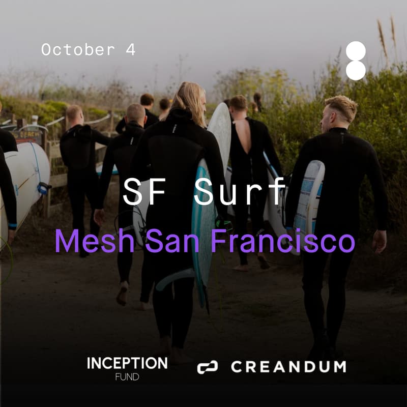 Cover Image for Mesh SF - Afternoon Surf w. Creandum & Inception