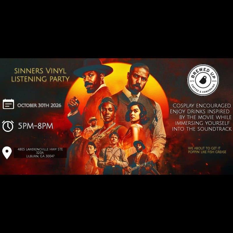 Cover Image for Sinners Vinyl Listening Party