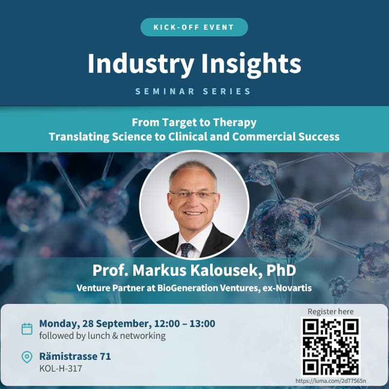 Cover Image for Industry Insights Seminar Series Kick-off Event with Markus Kalousek