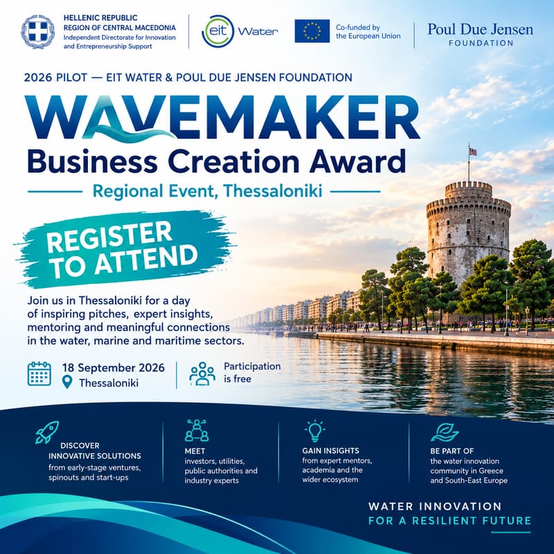 Cover Image for EIT Water WAVEMAKER Business Creation Award