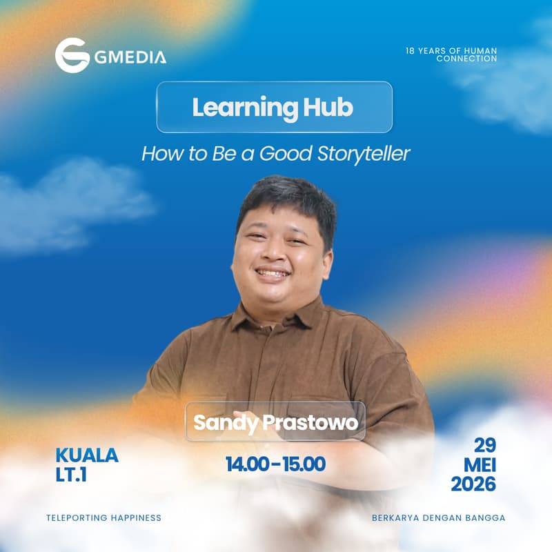 Cover Image for Learning Hub : How to Be a Good Storyteller by Sandi Prastowo