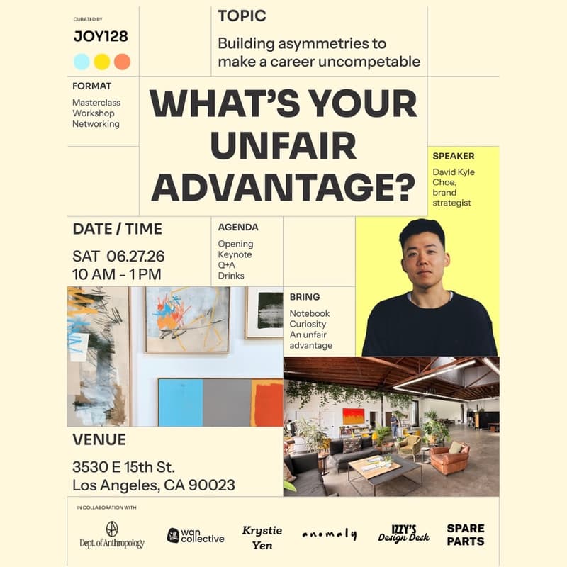 Cover Image for Unfair Advantage | LA Workshop