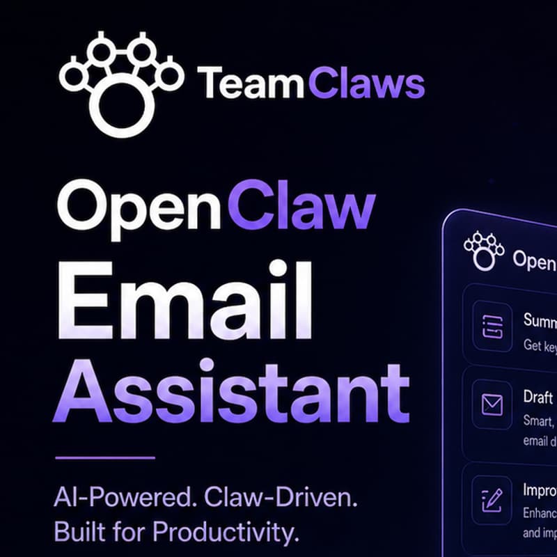 Cover Image for OpenClaw Email Assistant on TeamClaws