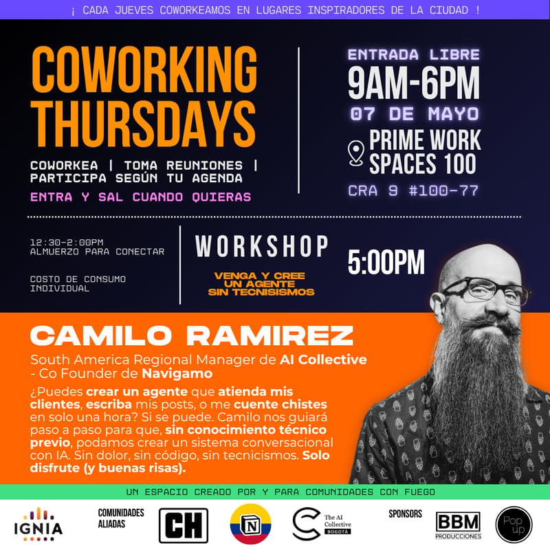 Cover Image for Coworking Thursdays - 07 de Mayo