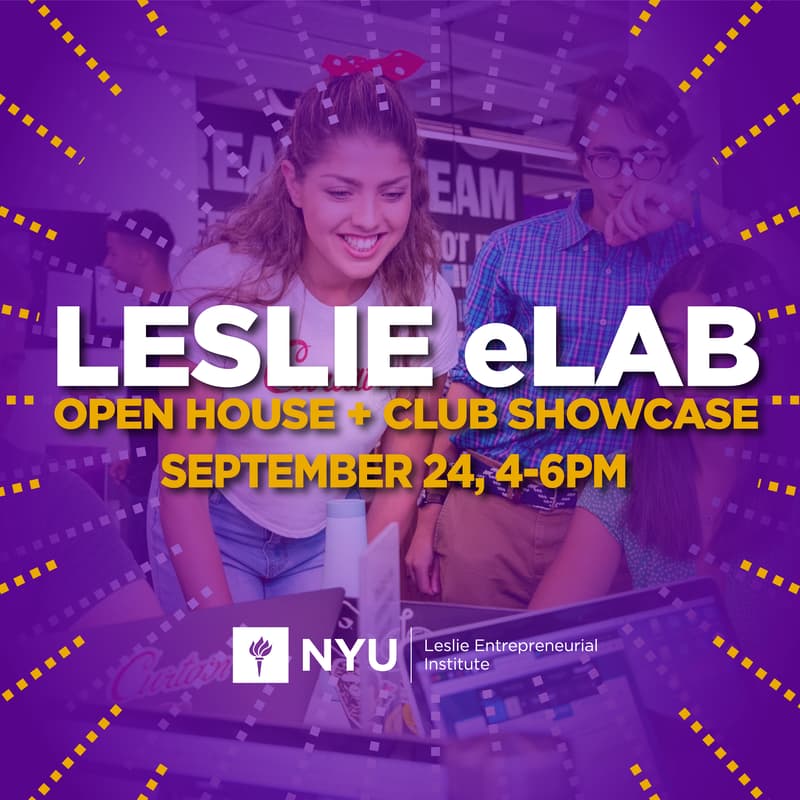 Cover Image for Leslie eLab Open House & Entrepreneurial Club Showcase