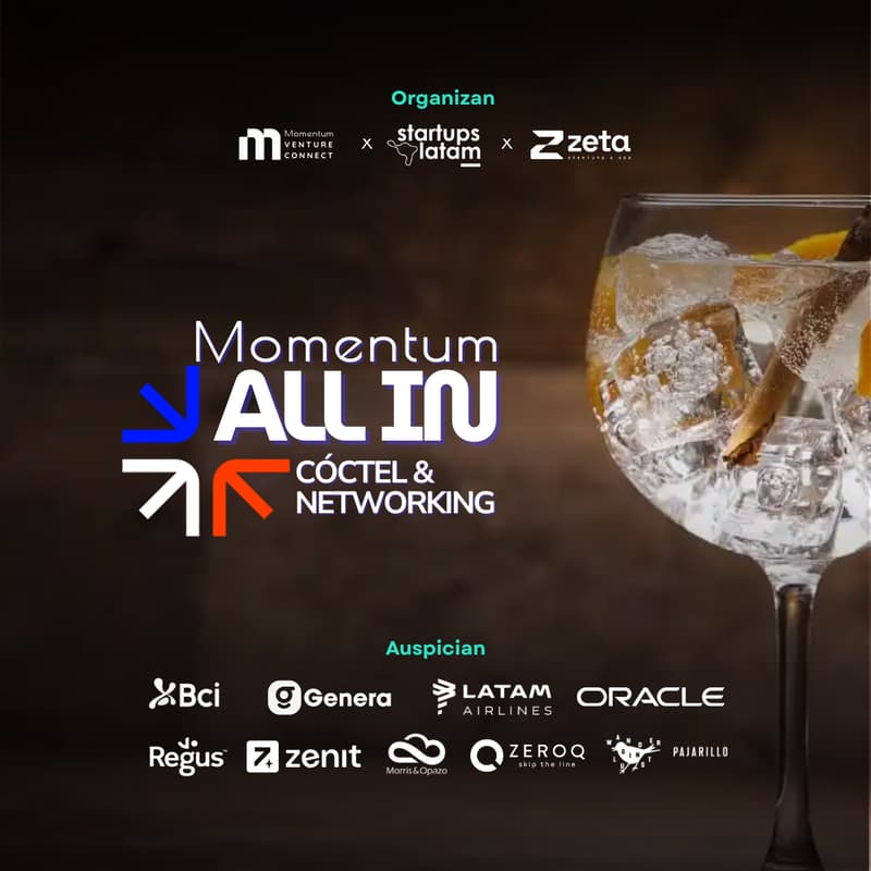 Cover Image for Momentum ALL IN | Cóctel oficial Santiago