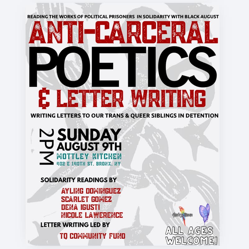 Cover Image for Anti-Carceral Poetics & Letter-Writing
