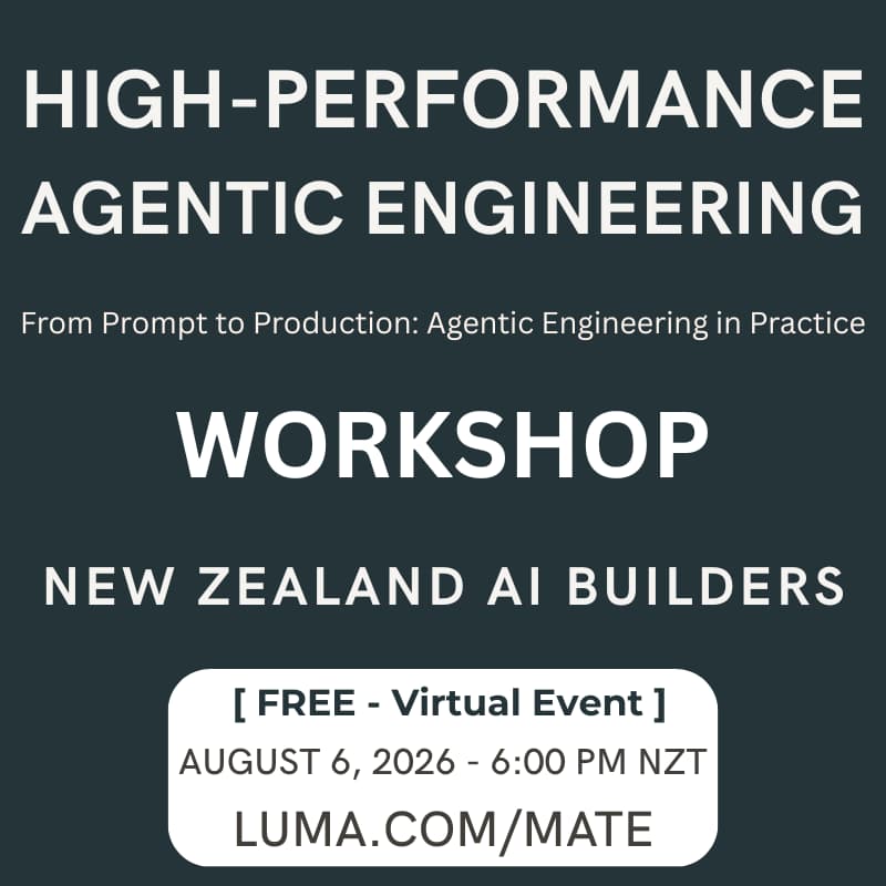Cover Image for WORKSHOP - High-performance Agentic Engineering