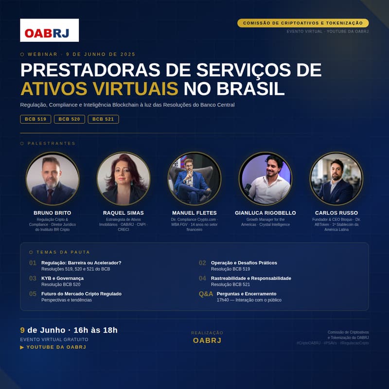 Cover Image for Webinar - Prestadoras de Serviços de Ativos Virtuais