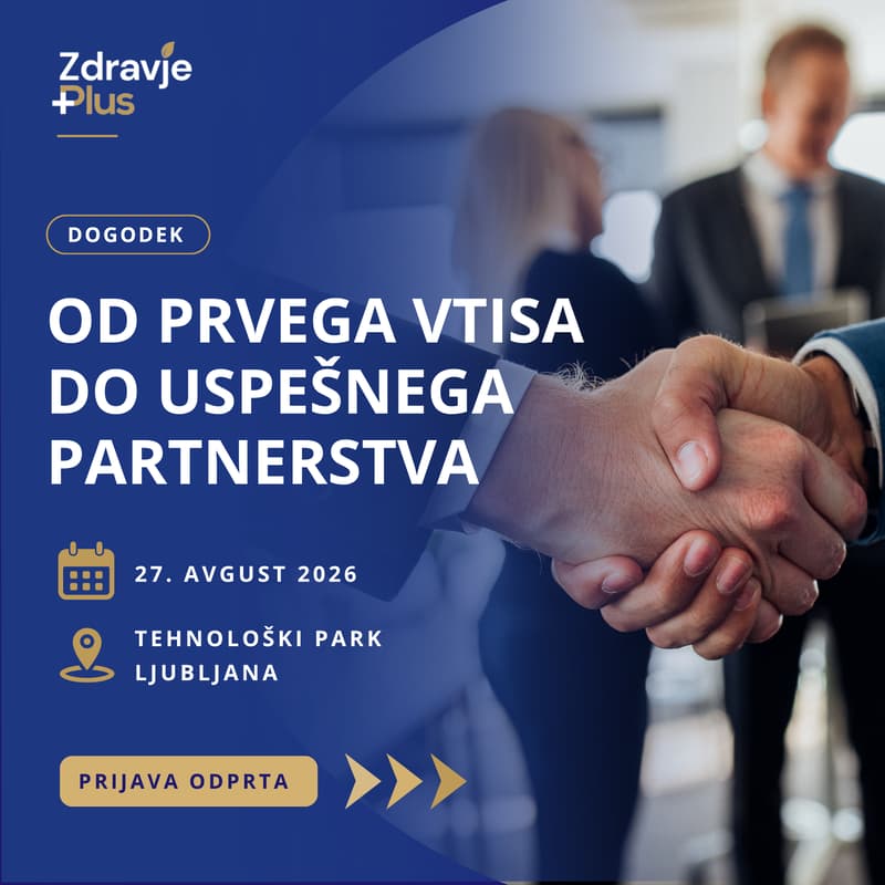 Cover Image for [Delavnica] Od prvega vtisa do uspešnega partnerstva | Health Community @TPLJ | četrtek, 27. avgust | 9:30