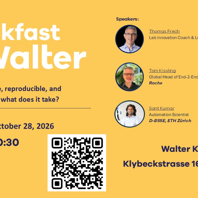 Cover Image for Breakfast at Walter - AI-ready, flexible, reproducible, labs - what does it take?