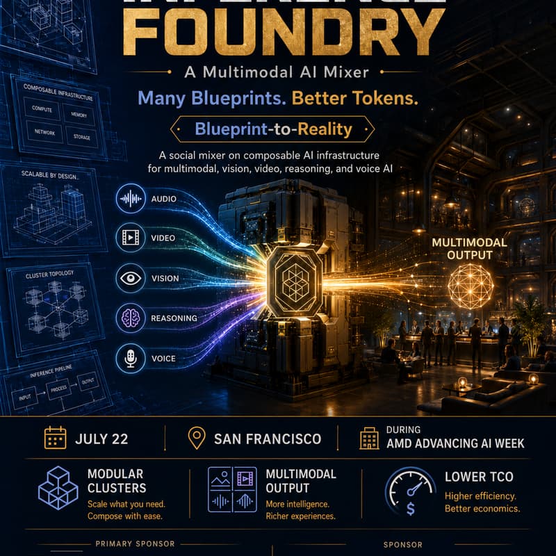Cover Image for The Inference Foundry : Many Blueprints. Better Tokens