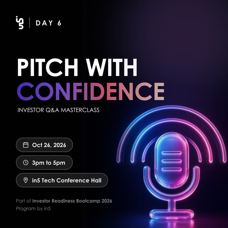 Cover Image for Pitch with Confidence: Investor Q&A Masterclass 🎤