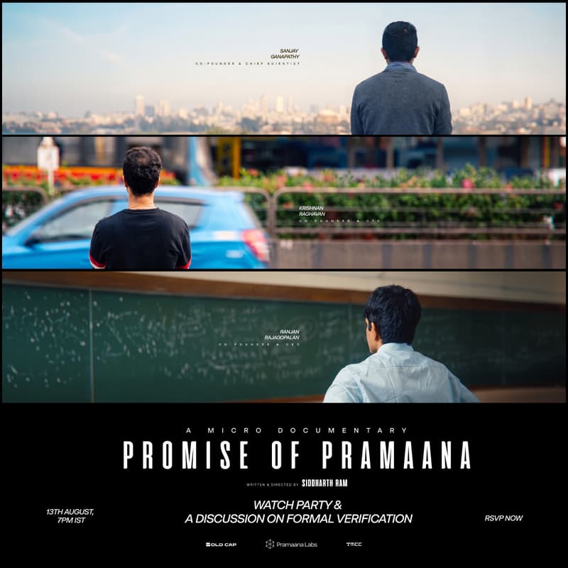 Cover Image for Formal Verification Watch Party with Pramaana Labs & BoldCap