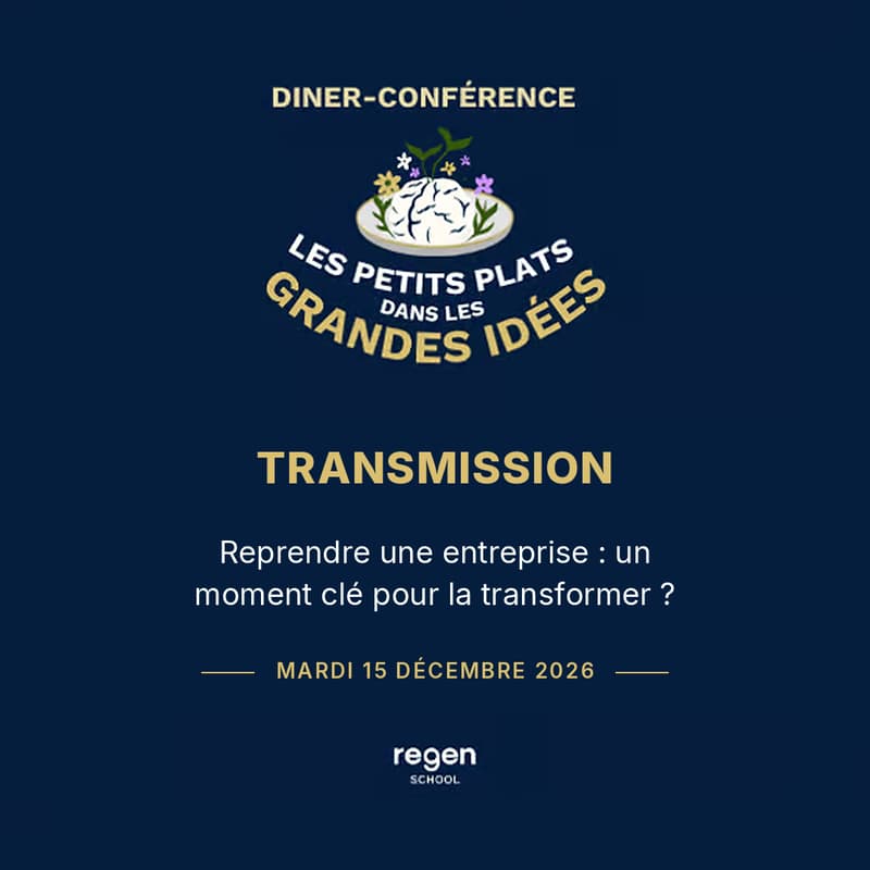 Cover Image for Dîner-conférence - Reprendre une entreprise : un moment clé pour la transformer ?