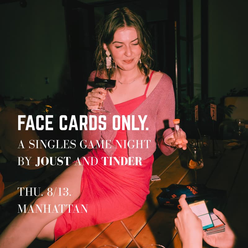 Cover Image for FACE CARDS ONLY w/ Tinder