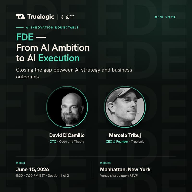 Cover Image for FDE, AI Ambition to AI Execution Closing the Gap Between AI Strategy and Business Outcomes