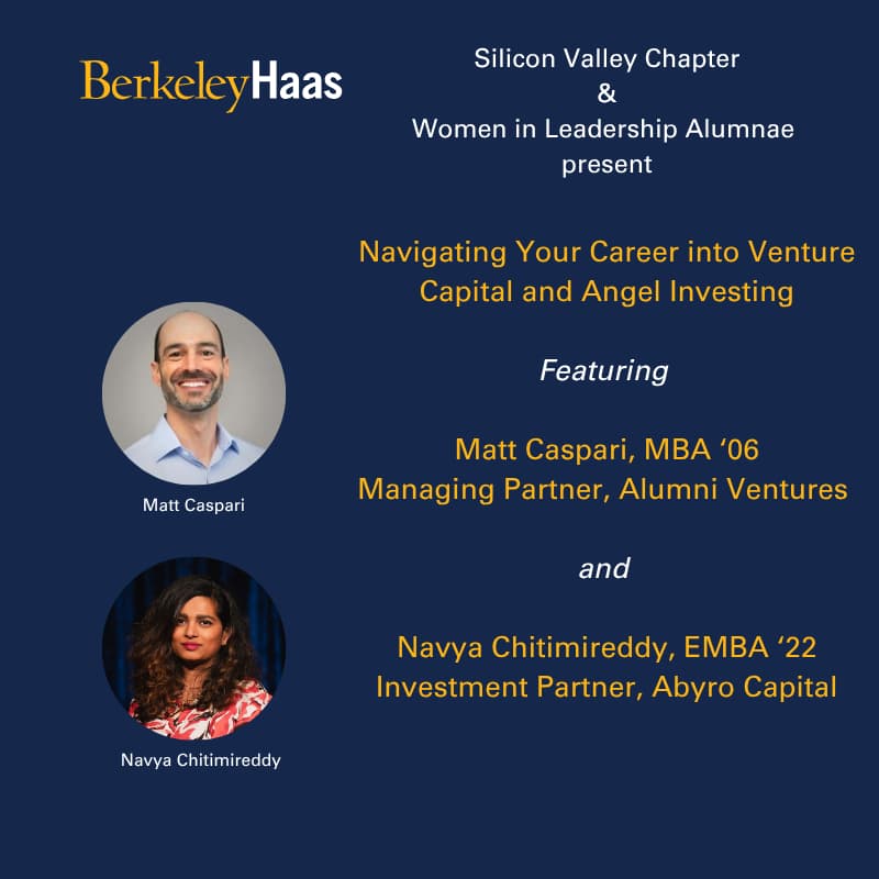Cover Image for Navigating Your Career into Venture Capital and Angel Investing