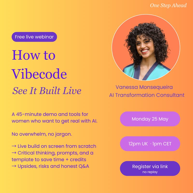 Cover Image for How to Vibe Code - One Step Ahead