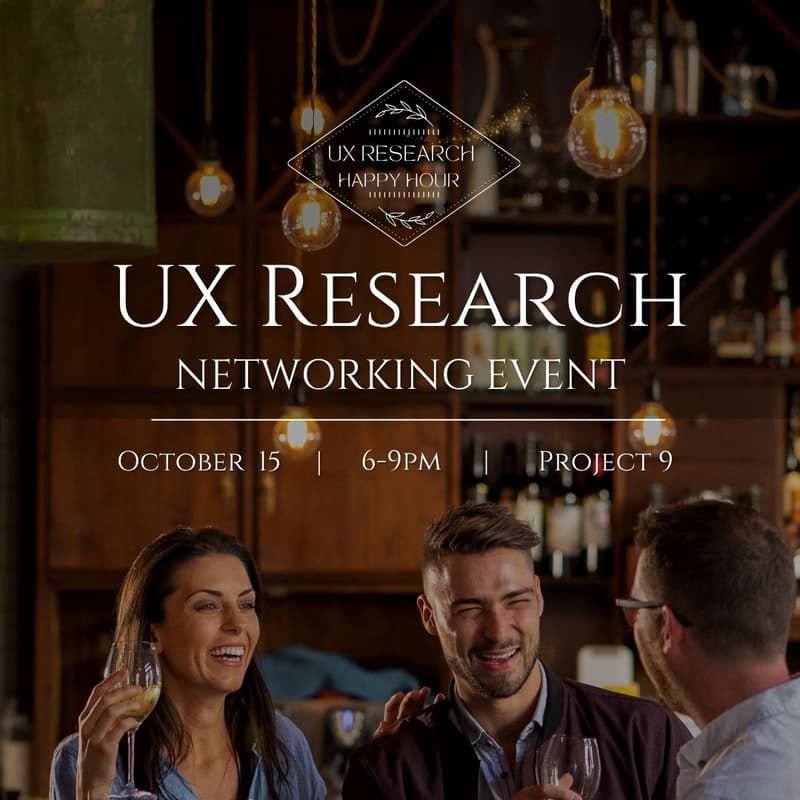 Cover Image for UX Research Happy Hour Networking Event - North Seattle!