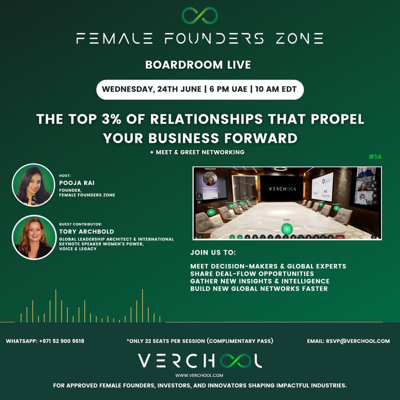 Cover Image for Female Founders Zone — Boardroom Live #14 | The Top 3% of Relationships That Propel Your Business Forward